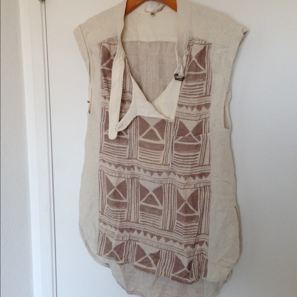 Aritzia Le Fou unique tribal top