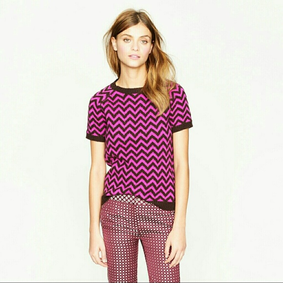 J CREW Merino Women's Zigzag Sweater
