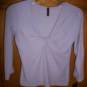 Light purple 3/4 length top
