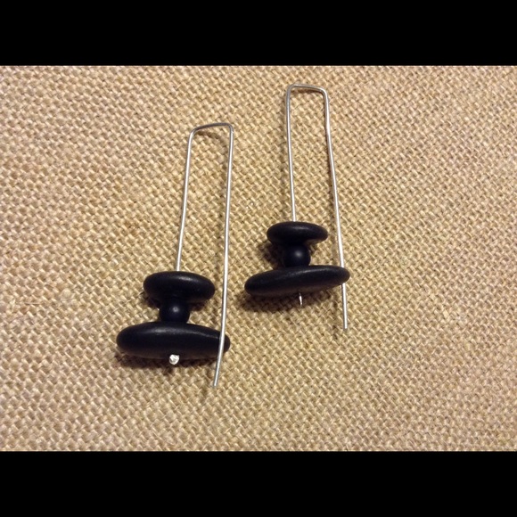 Bespoke sterling minimalist earrings