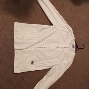 White scrub jacket