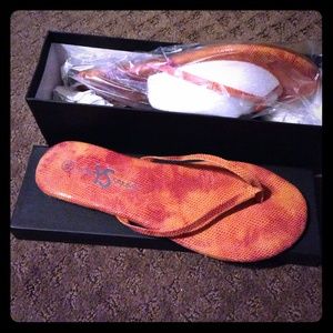 NIB yosi samra flip flops sz 9