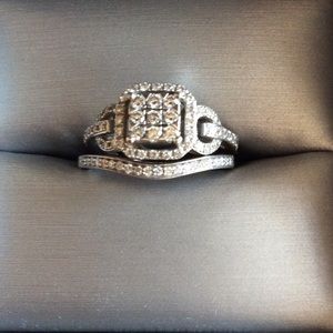 Zales Buckle Engagement set