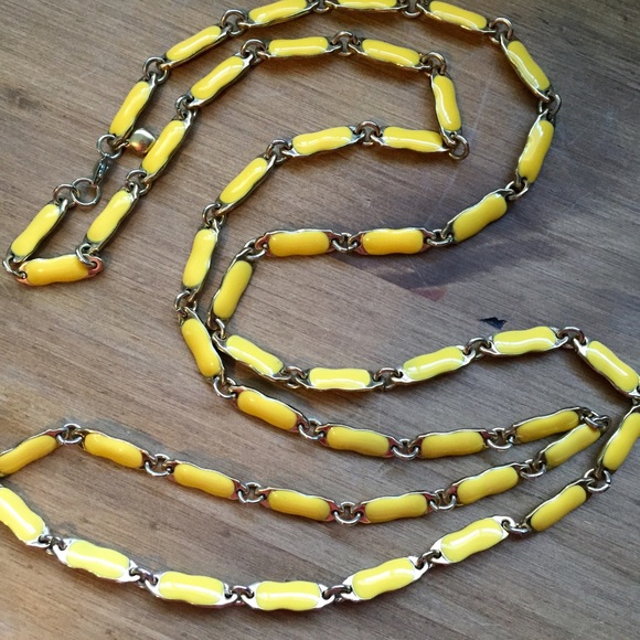 JCrew Enamel Chain Necklace- like new!