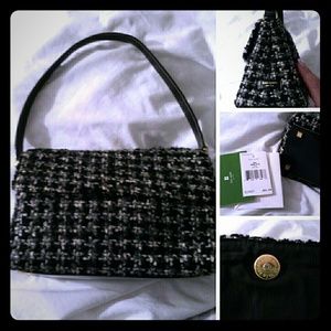 👜Kate Spade👜 Tweed & Leather Handbag