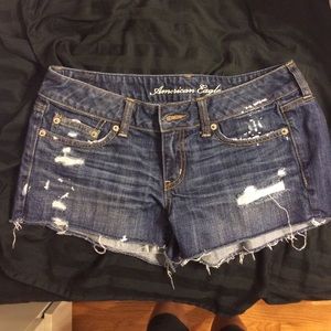 Cut off jean shorts