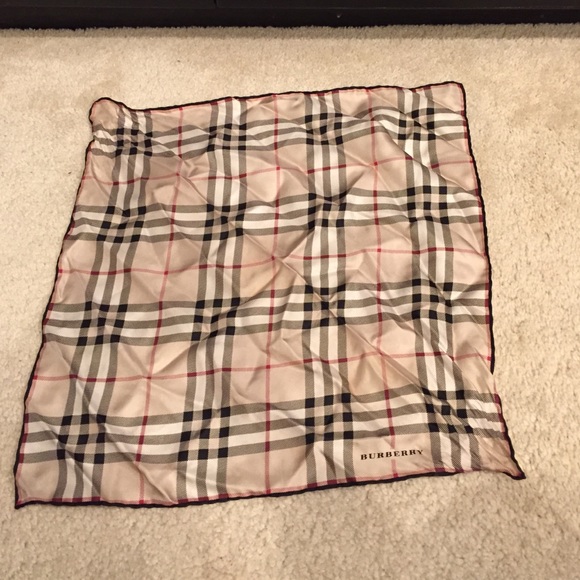 Burberry silk scarf/handkerchief
