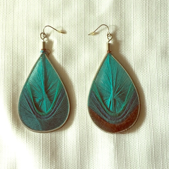 🍉 Turquoise Statement Earrings