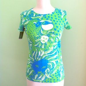 Lilly Pulitzer Roar of the Jungle Karrie top NWT