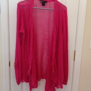 Plus size pink sweater
