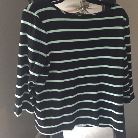 Ralph Lauren Mint 3/4 sleeve shirt