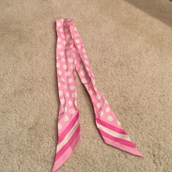 Coach headband/ponytail scarf