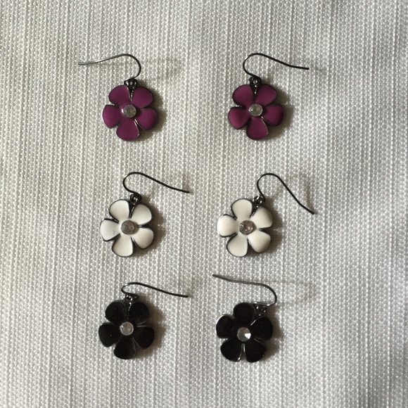 🍉 Flower Power Earring Set - Picture 1 of 1