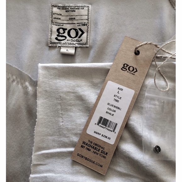 Go by Go Silk NWT Tunic in Soft Dove Gray - Picture 3 of 4