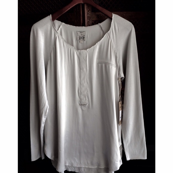 Go by Go Silk NWT Tunic in Soft Dove Gray - Picture 4 of 4