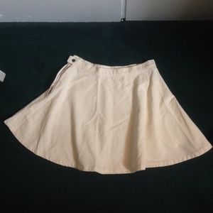 Corduroy skater skirt