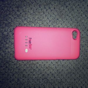 Peach PowerBear Phone-Charging Case for iPhone 4