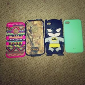 Iphone 4/4s Case Lot Of 4