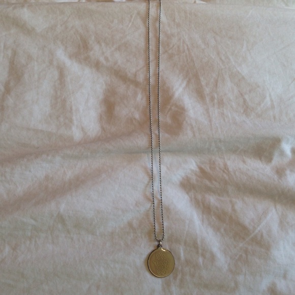 Silver hamsa necklace