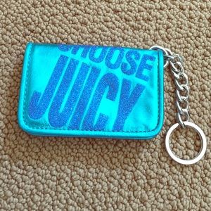 Blue Mixture Authentic Juicy Couture ID holder
