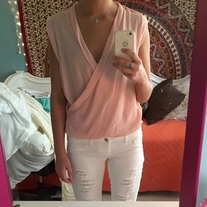 Charlotte Russe light pink top