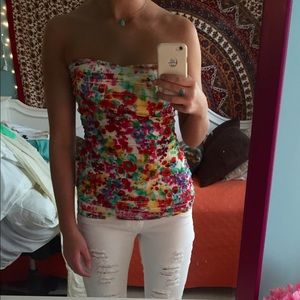 Colorful tube top