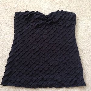 Plus size sexy tube top black