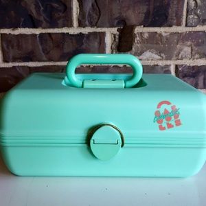 Vintage 1980s CABOODLES Make up storage case