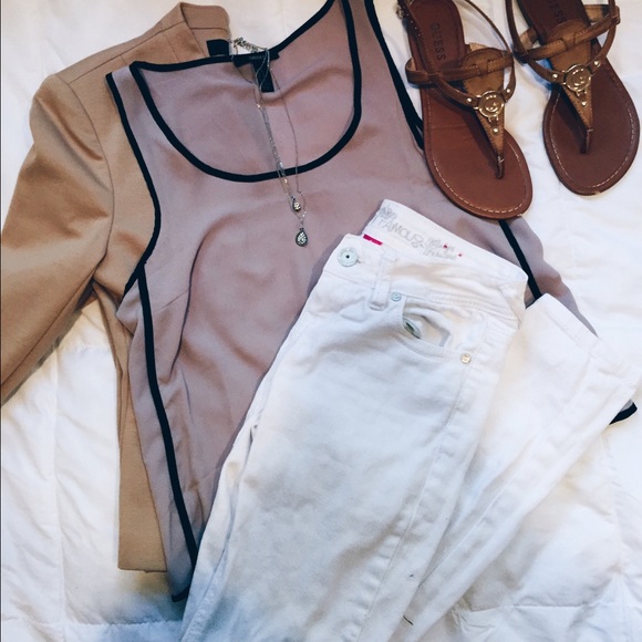 White skinny jeans
