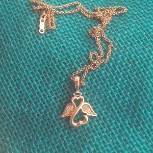 Kay Open Heart Angel Necklace