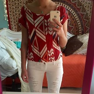Tribal pattern top