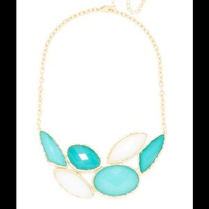 Leslie Danzis Mint Green Bibb Necklace