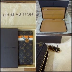 Monogram Groom Zippy Wallet