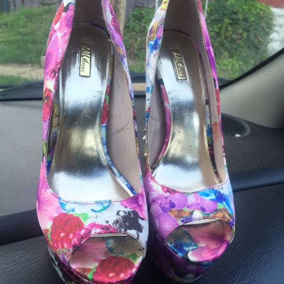 Flora spike heels