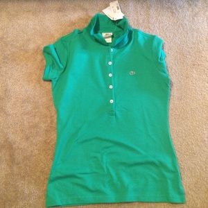 Women's brand new Lacoste polo shirt NWT