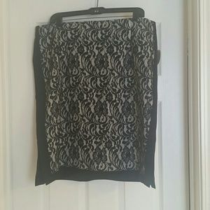 Lace Jacquard short skirt