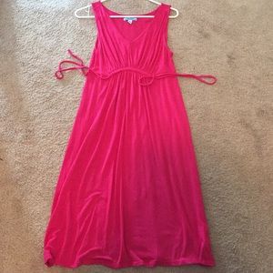 Xsmall bright pink Maternity dress with tie