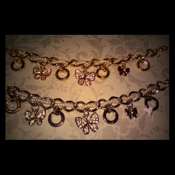 SOLD!!!! SOLD!!!! Butterfly Charm Bracelet. .