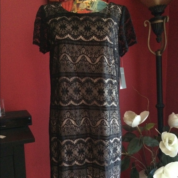 NWT Little black dress with capped sleeves