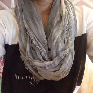 Light & Dark Grey Circle Scarf