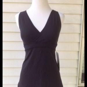 Lulu Lemon Black Deep V tank