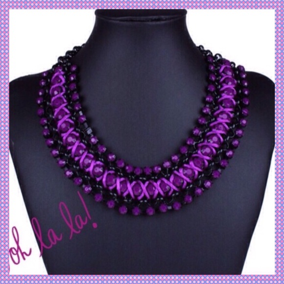 Jewelry - 💜STATEMENT CHAIN COLLAR BIB NECKLACE💜