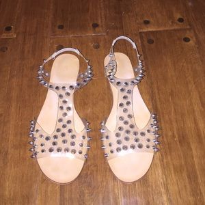 Forever 21 sandals with spikes