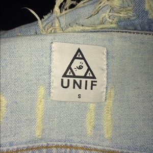 Unif limited edition jean jacket!