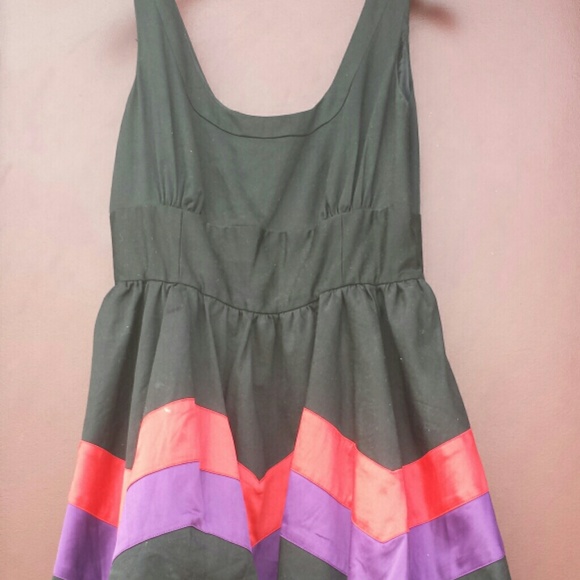 Chevron Accent Dress