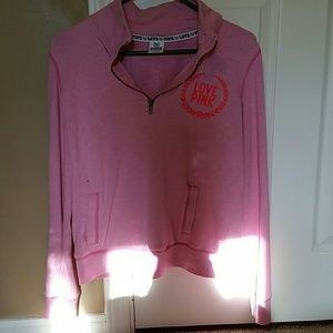 Pink Half Zip-Up