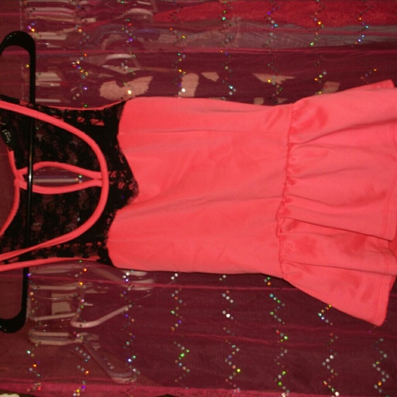 Pink peplum top