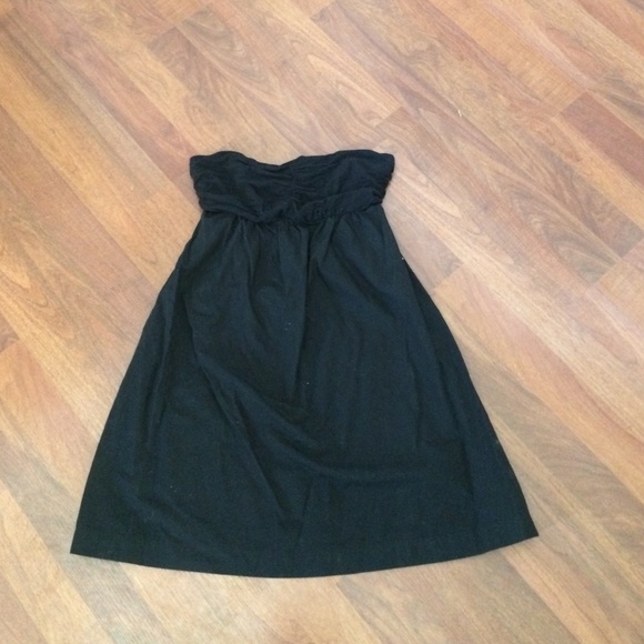 Black Strapless Express Dress - S