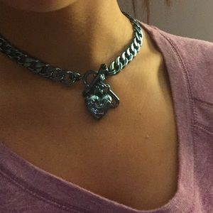 Blue juicy couture necklace