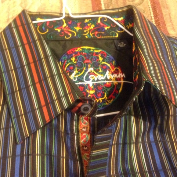 Robert Graham multi-colored shirt - Picture 3 of 4